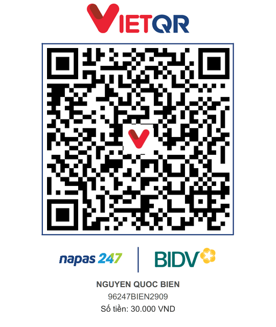 QR Thanh toán BIDV
