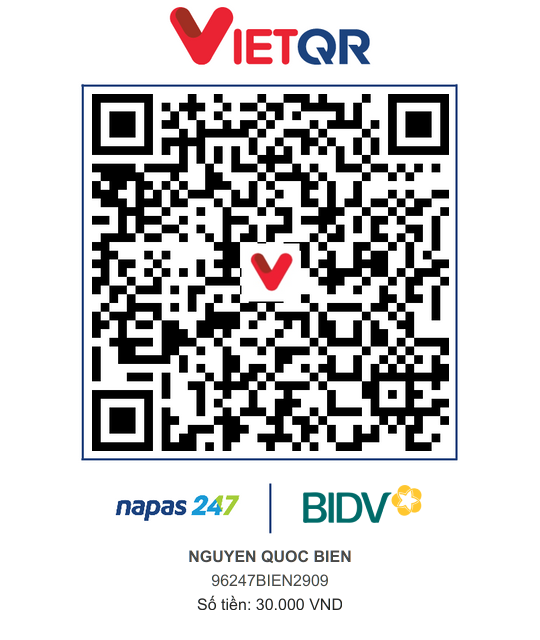 QR Thanh toán BIDV