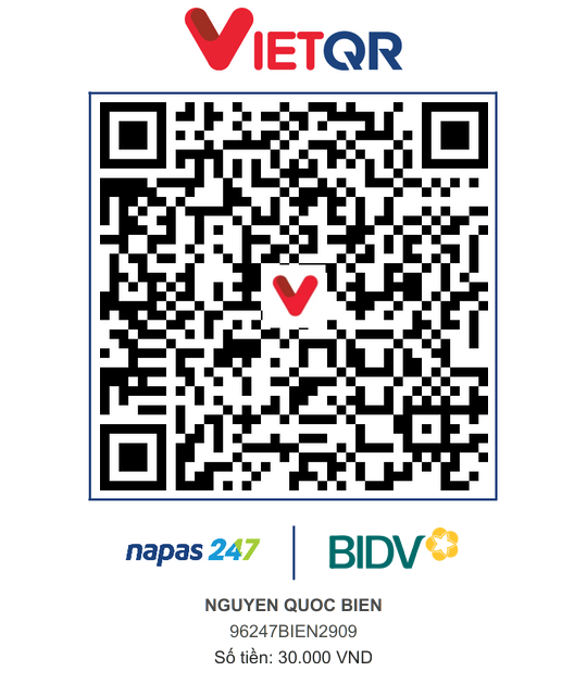 QR Thanh toán BIDV