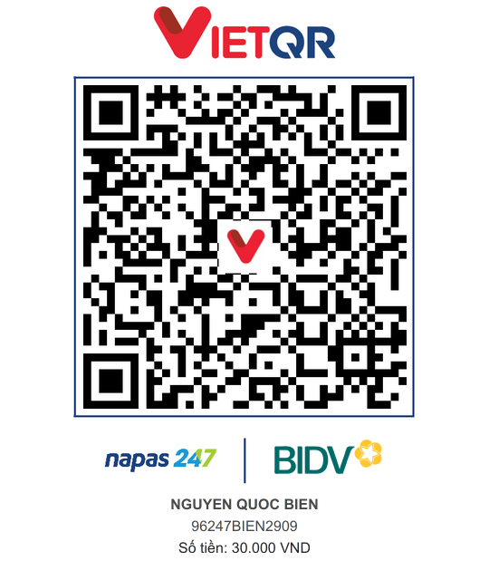 QR Thanh toán BIDV