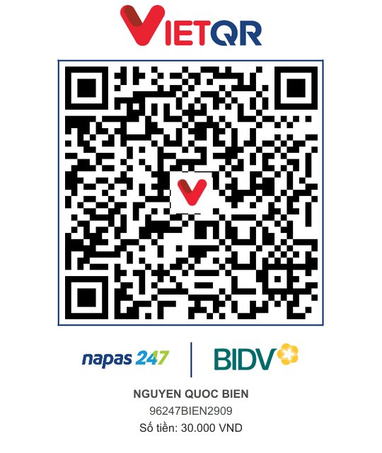 QR Thanh toán BIDV