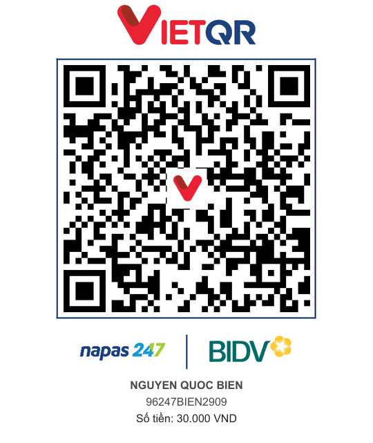 QR Thanh toán BIDV