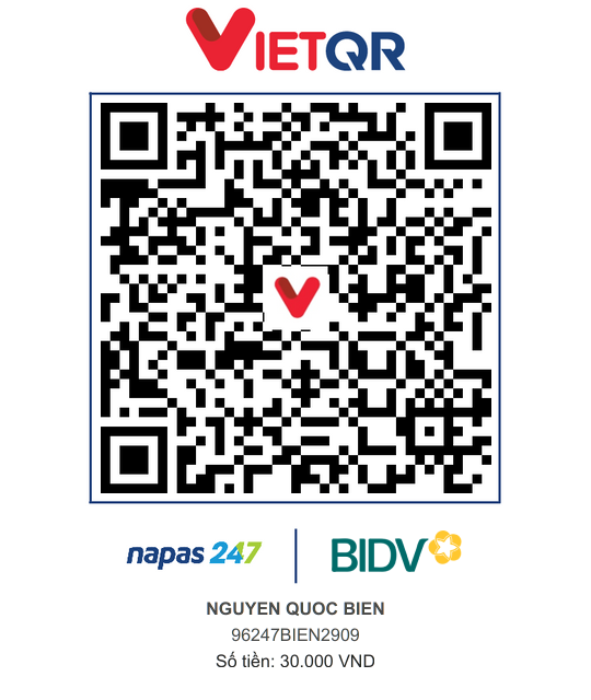 QR Thanh toán BIDV