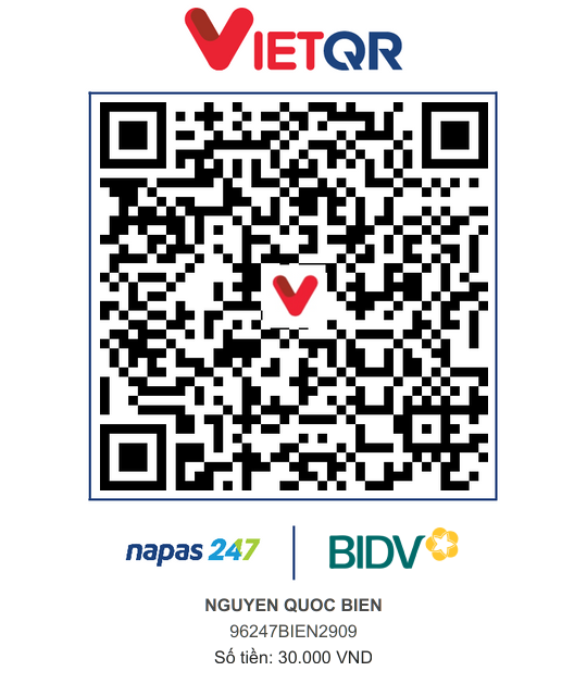 QR Thanh toán BIDV
