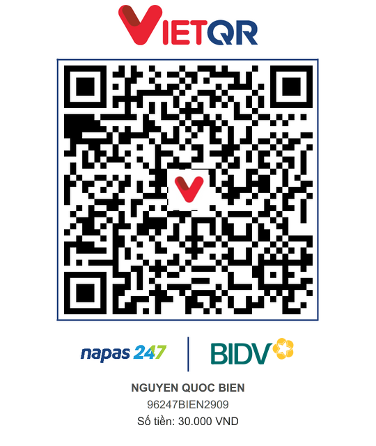QR Thanh toán BIDV