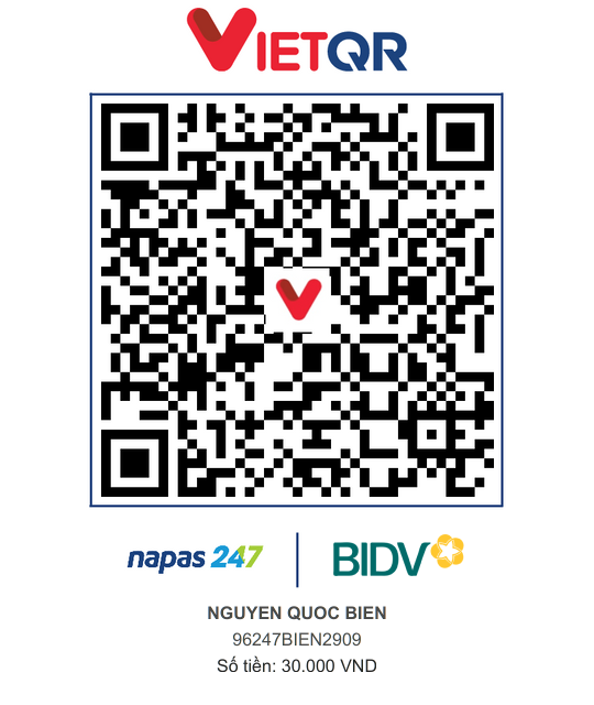 QR Thanh toán BIDV