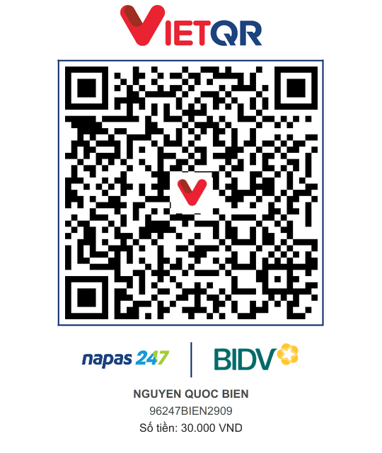 QR Thanh toán BIDV