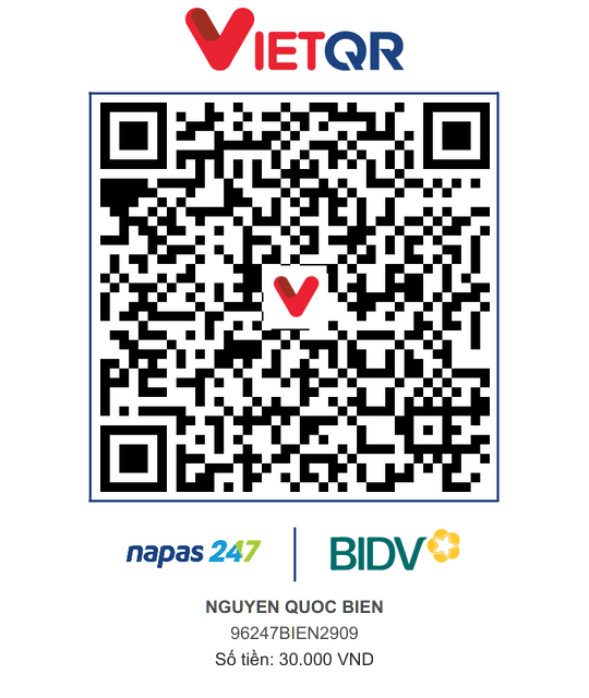 QR Thanh toán BIDV