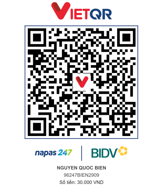 QR Thanh toán BIDV