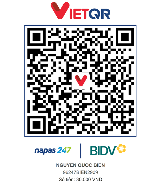 QR Thanh toán BIDV