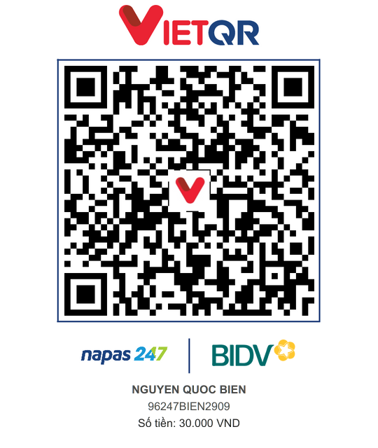 QR Thanh toán BIDV