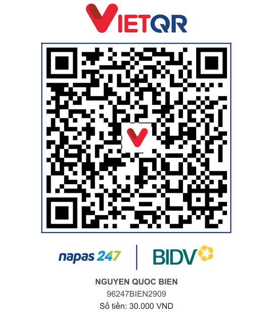 QR Thanh toán BIDV
