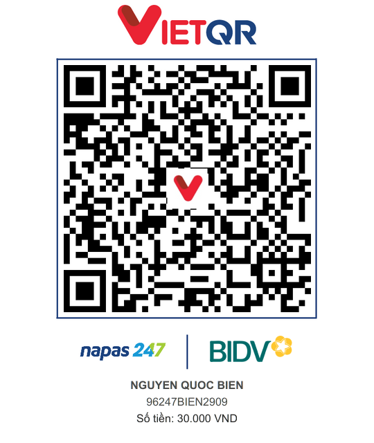 QR Thanh toán BIDV