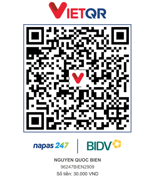 QR Thanh toán BIDV