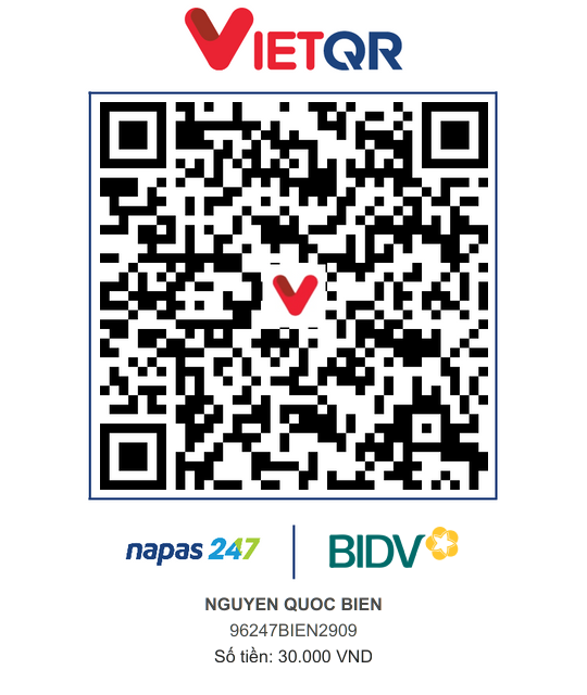 QR Thanh toán BIDV