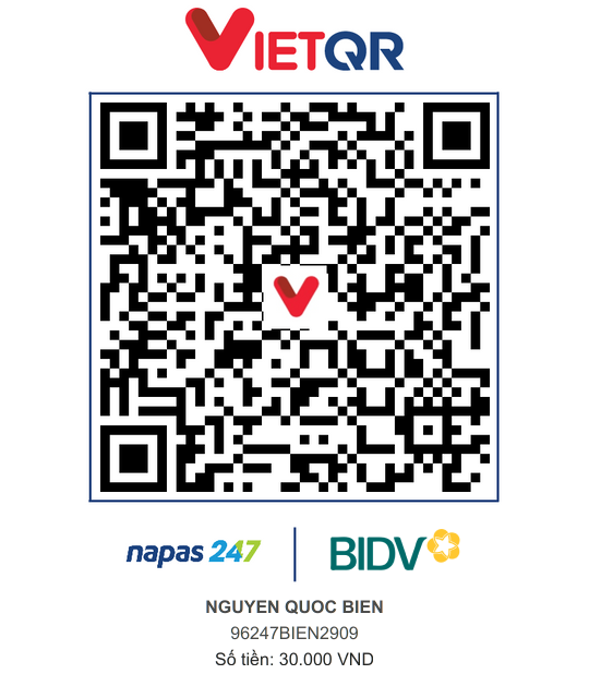 QR Thanh toán BIDV