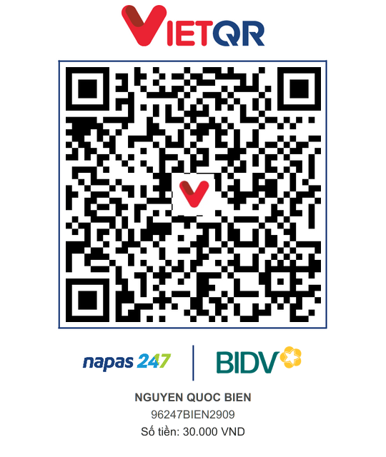 QR Thanh toán BIDV