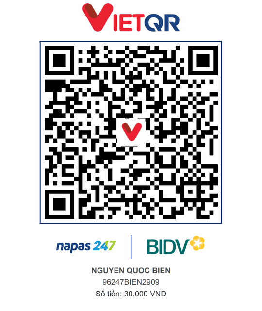 QR Thanh toán BIDV
