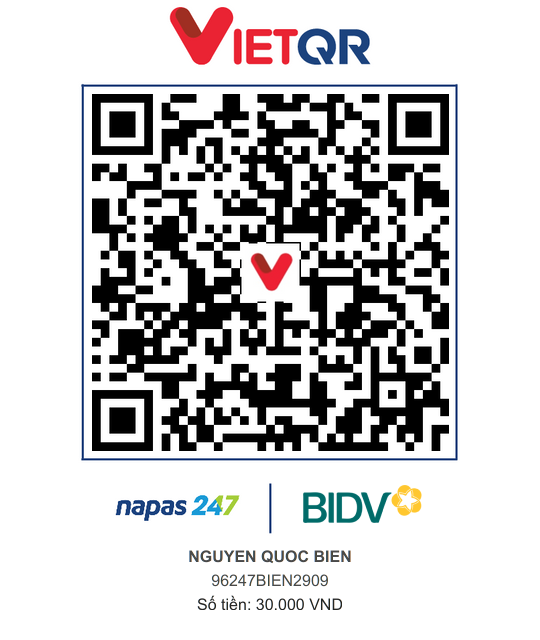 QR Thanh toán BIDV