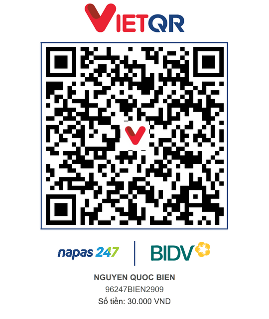 QR Thanh toán BIDV