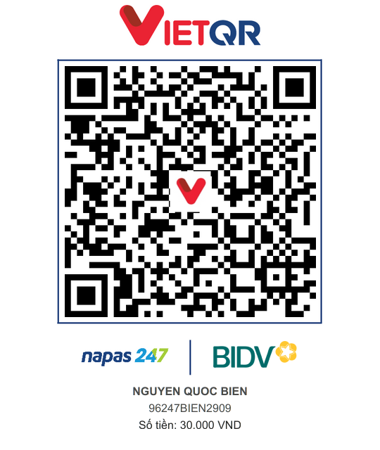 QR Thanh toán BIDV