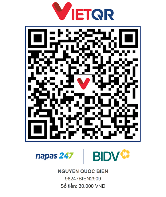 QR Thanh toán BIDV