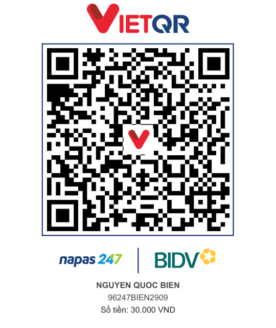 QR Thanh toán BIDV