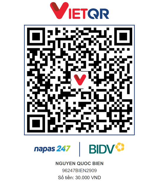 QR Thanh toán BIDV