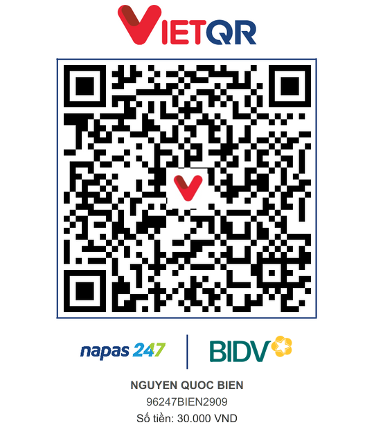 QR Thanh toán BIDV