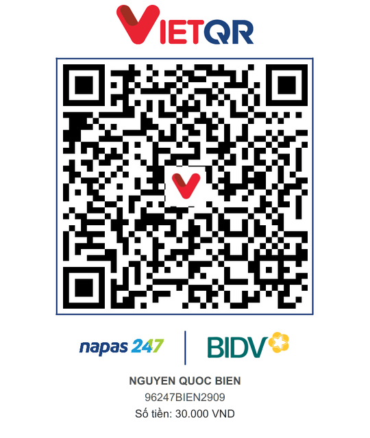 QR Thanh toán BIDV