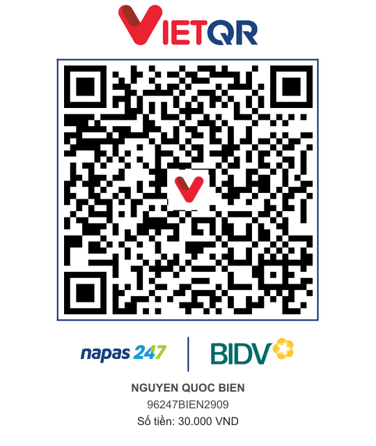 QR Thanh toán BIDV