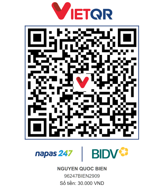 QR Thanh toán BIDV