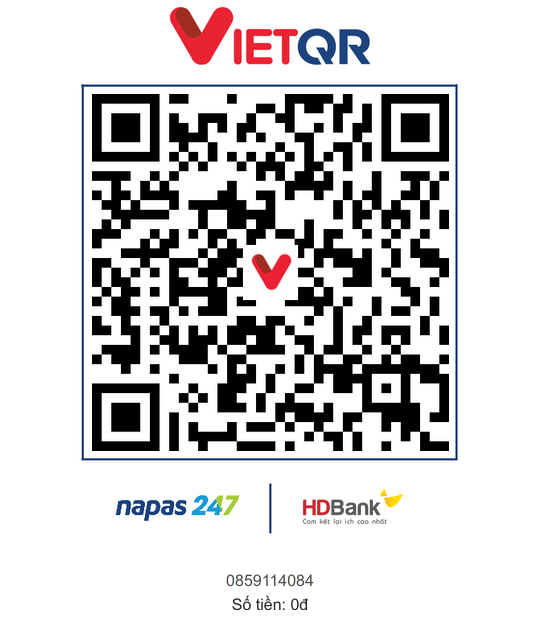 QR Nhà Trai - HDBank 0859114084