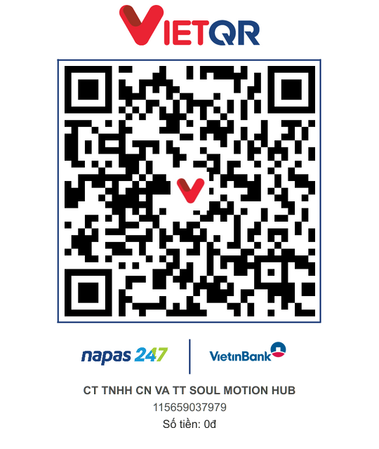 QR chuyển khoản VietinBank — CT TNHH CN VA TT SOUL MOTION HUB