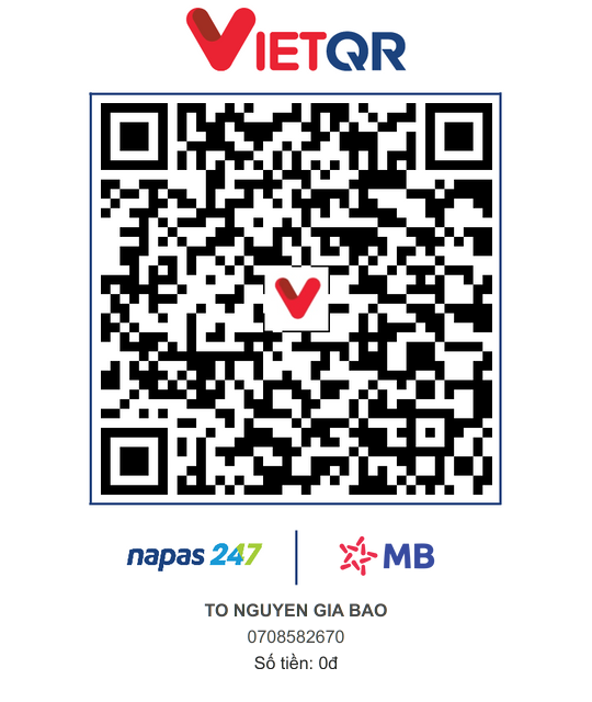 QR chuyển khoản MB Bank 3MDiecast