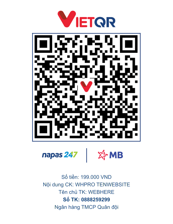 QR Code MB Bank 199k
