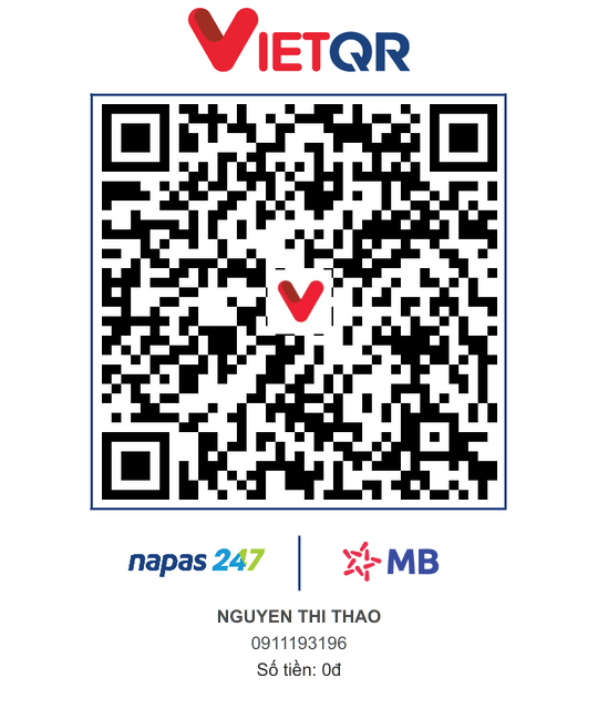 Mã QR thanh toán MB Bank - Nguyễn Thị Thảo