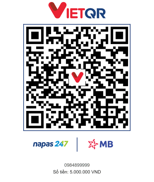 VietQR — Tiểu Đệ Done-For-You 5.000.000đ vào MB Bank 0984899999