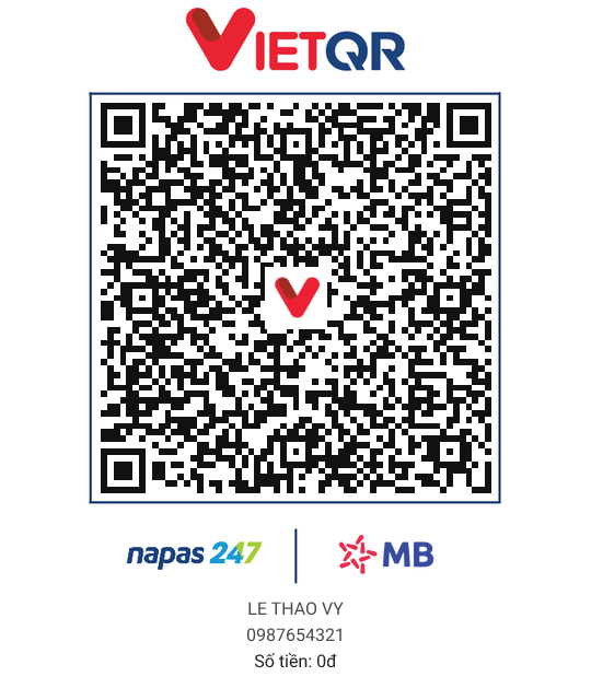 Mã QR Mừng cưới cô dâu