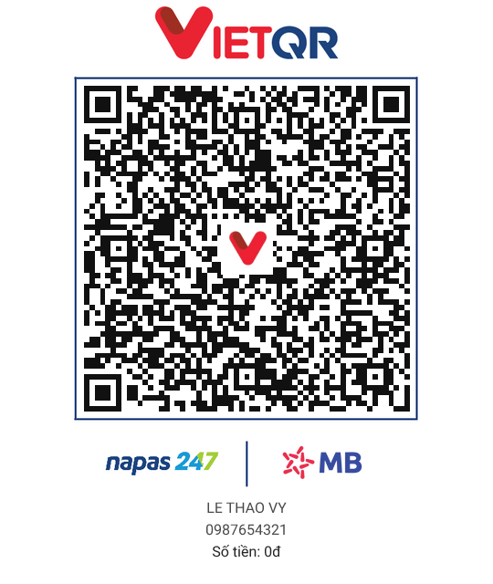Mã QR Mừng cưới cô dâu