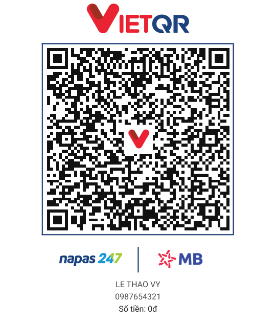 Mã QR Mừng cưới cô dâu