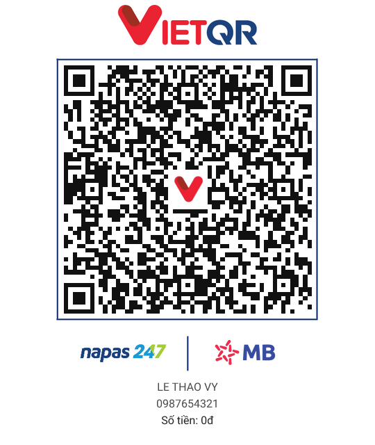 Mã QR Mừng cưới cô dâu