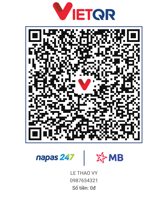 Mã QR Mừng cưới cô dâu