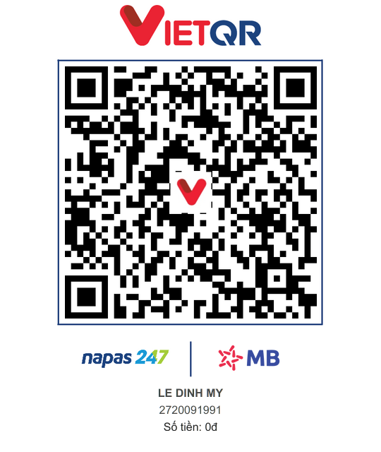 QR chuyển khoản MB Bank