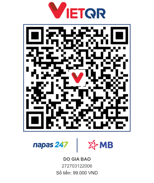 QR chuyển khoản