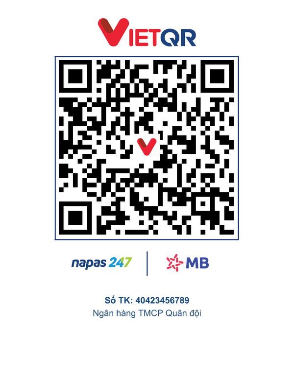 QR chuyển khoản ủng hộ