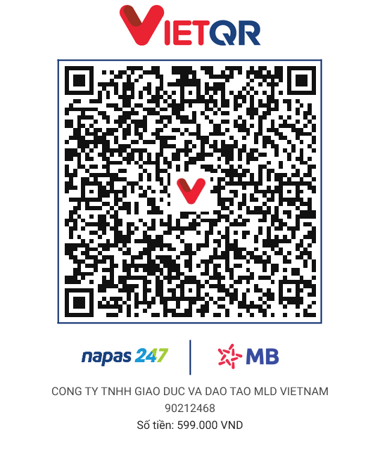 Mã QR thanh toán học phí DẪN LƯU BẠCH HUYẾT CƠ BẢN CHO NGƯỜI MỚI BẮT ĐẦU - Level 0