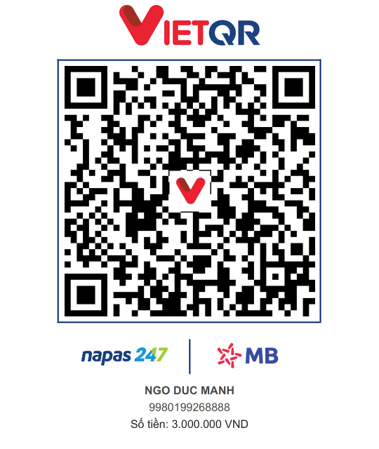 QR chuyển khoản MB Bank — NGO DUC MANH