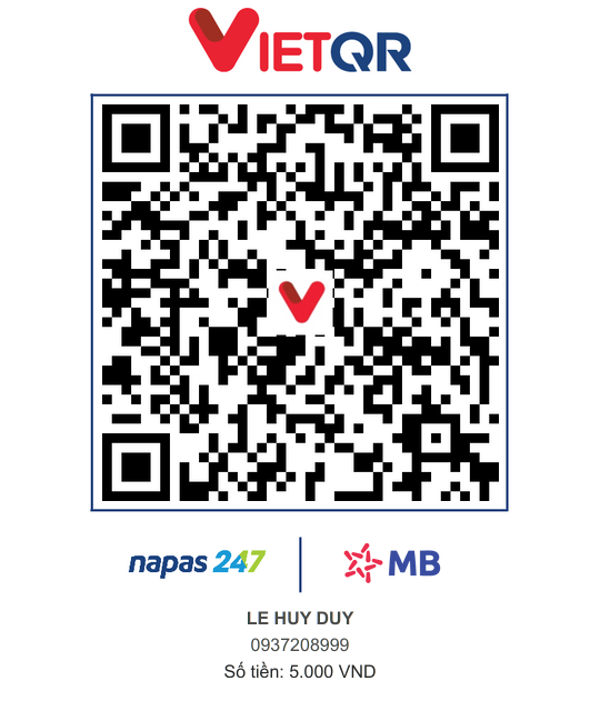 QR chuyển khoản