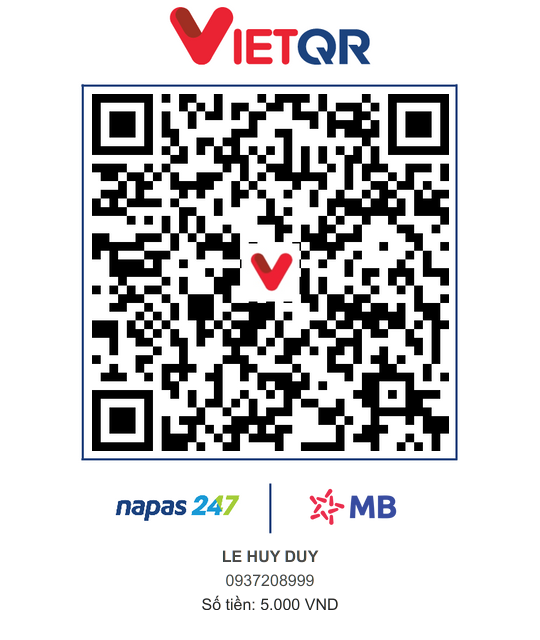 QR chuyển khoản